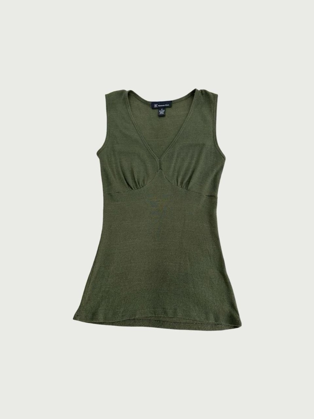 Forest Green Babydoll Sleeveless Top